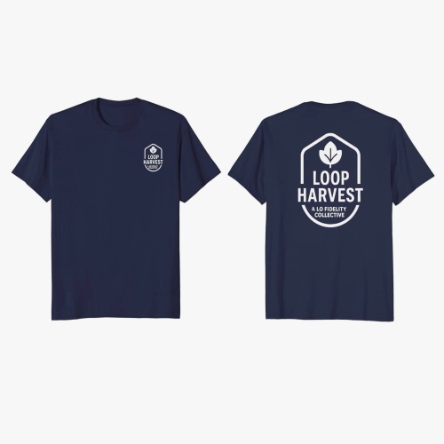Loop Harvest Limited Edition* Badge Tee NAVY — SOLD OUT —